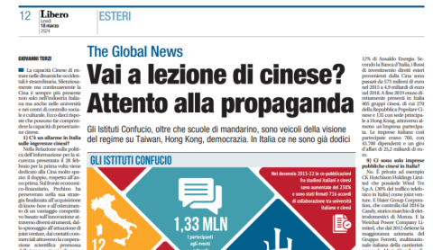 Vai a lezione di cinese? Attento alla propaganda
